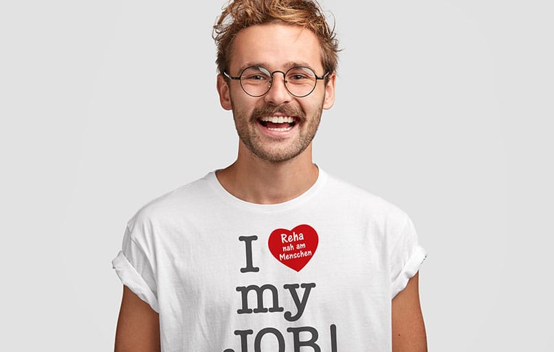 Healthcare professional smiling